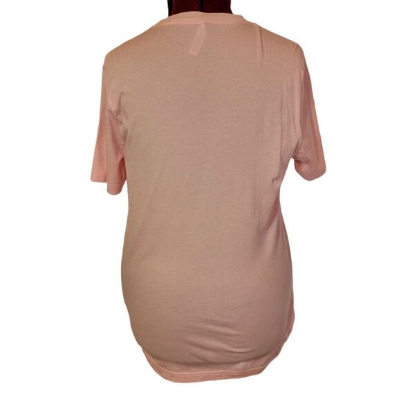 Canvas Unisex Pink Tee with Monster Print (Size L) - Picture 4 of 7